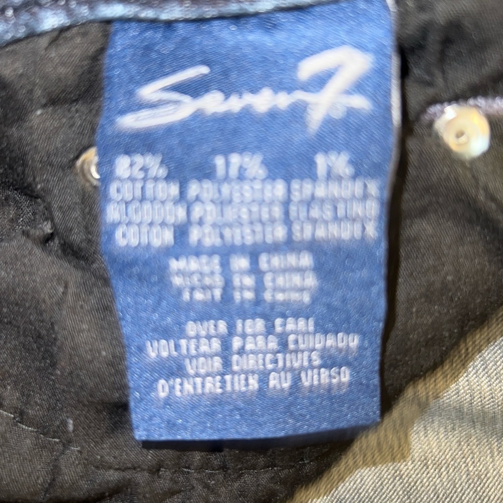 Seven7 Blue Skinny Jeans Versatile Style - Picture 3 of 10